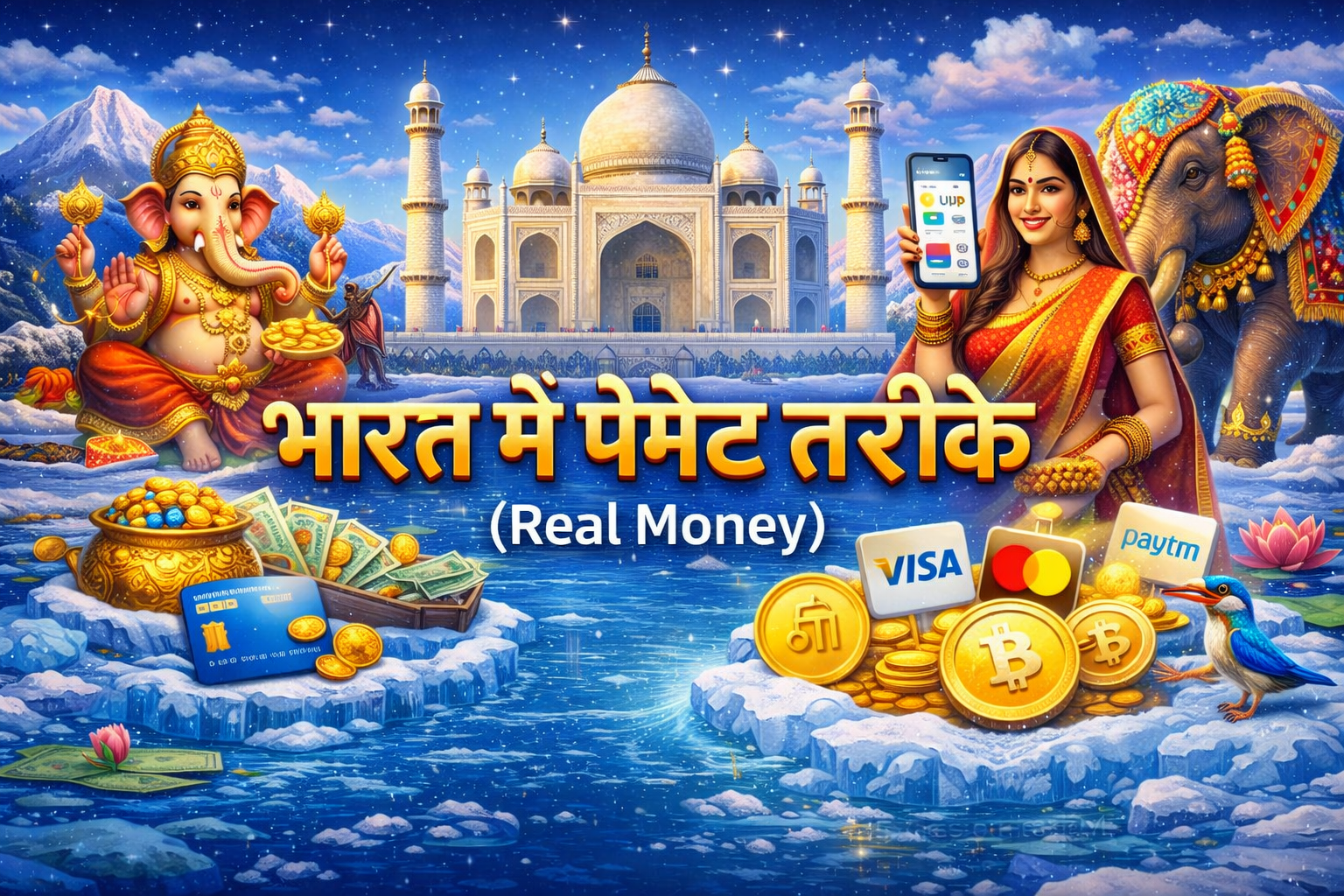 भारत में पेमेंट तरीके (Real Money)