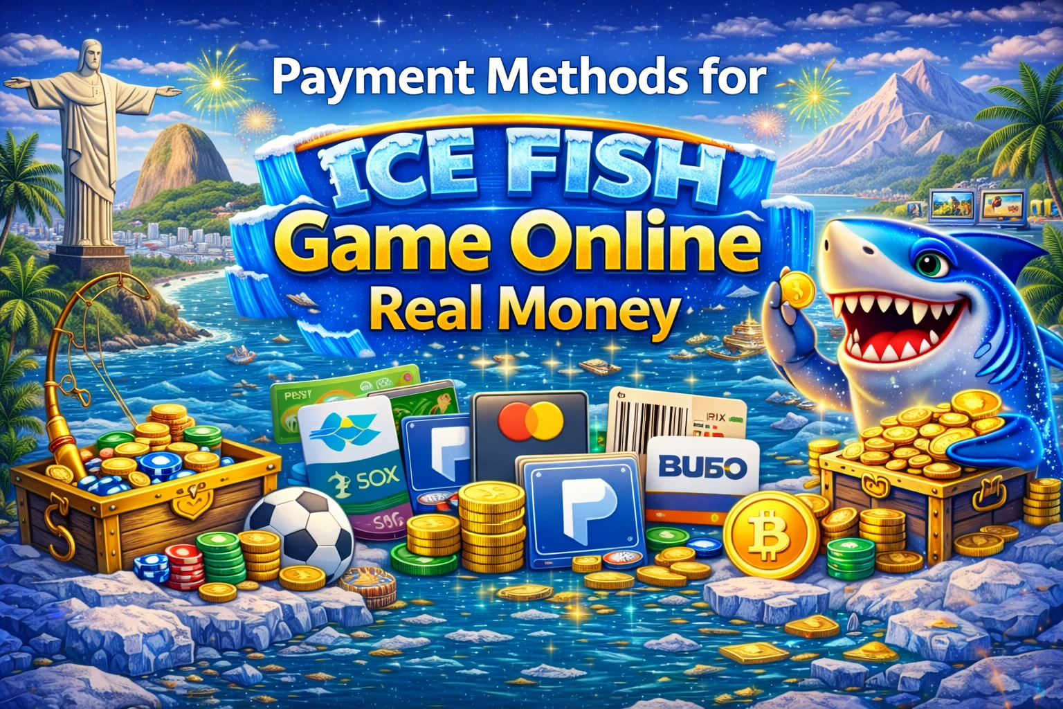 Métodos de pagamento para jogar Ice Fish Game com dinheiro real