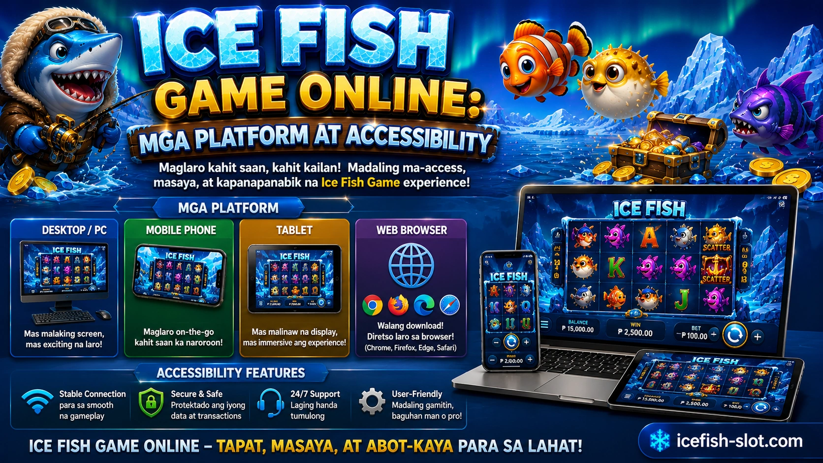 Ice Fish Game Online: Mga Platform at Accessibility