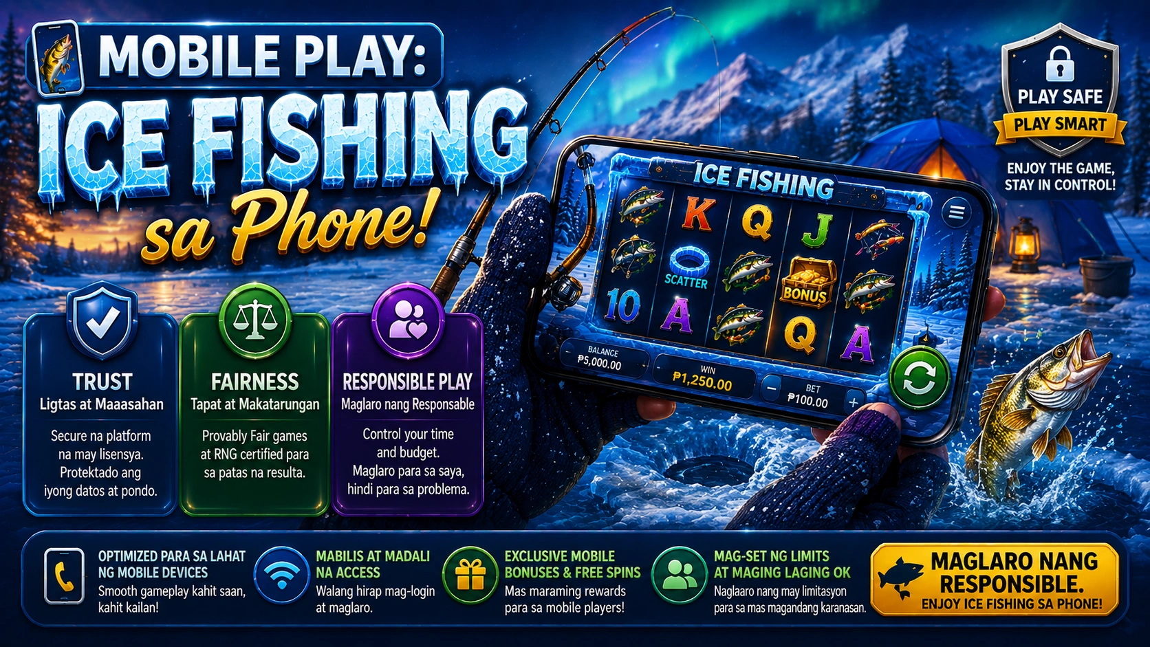 Mobile Play: Ice Fishing sa Phone | Trust, Fairness, at Responsible Play
