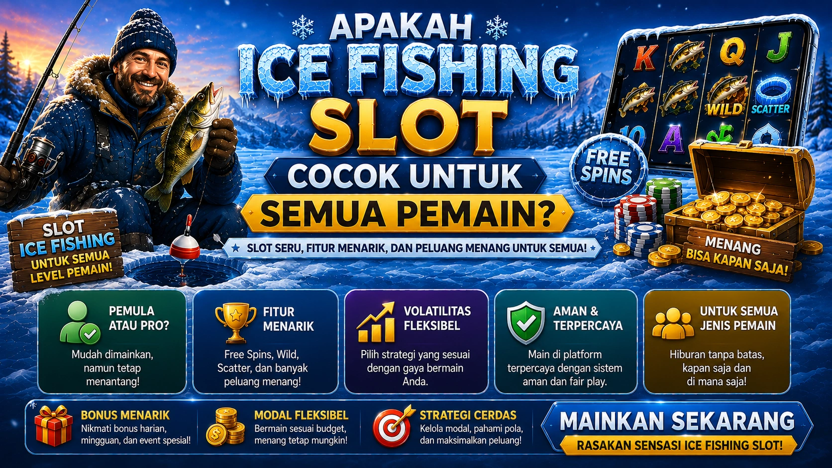Apakah Ice Fishing Slot Cocok untuk Semua Pemain?